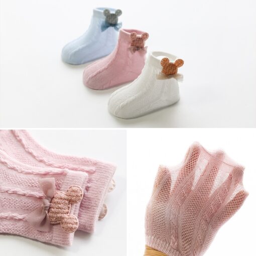 loja chiquititos conjunto de meias para bebes de algodao premium 3 pares img 06