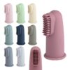 loja chiquititos escova dental massageadora de silicone kit 5 pcs img 01
