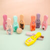 Brinquedo de Bebê Boliche de Madeira Turma Animal Candy Colors (10 peças)