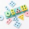 loja chiquititos brinquedo montessori para bebe torre geometrica retangular babycolors infantil 2