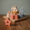 Brinquedo Montessori de Empilhamento de Formas de Silicone Lindo Céu