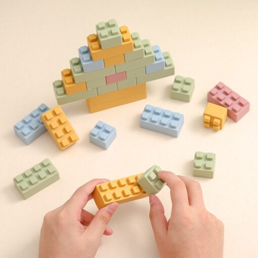 loja chiquititos brinquedo infantil blocos lego de silicone 2
