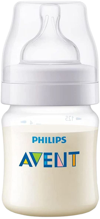 Mamadeira Anti colic Transparente 125ml Philips Avent Transparente 125 ml removebg preview