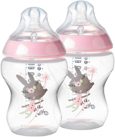 Mamadeira Tommee Tippee Closer To Nature 260ml Rosa 522823 Multilaser Rosa removebg preview